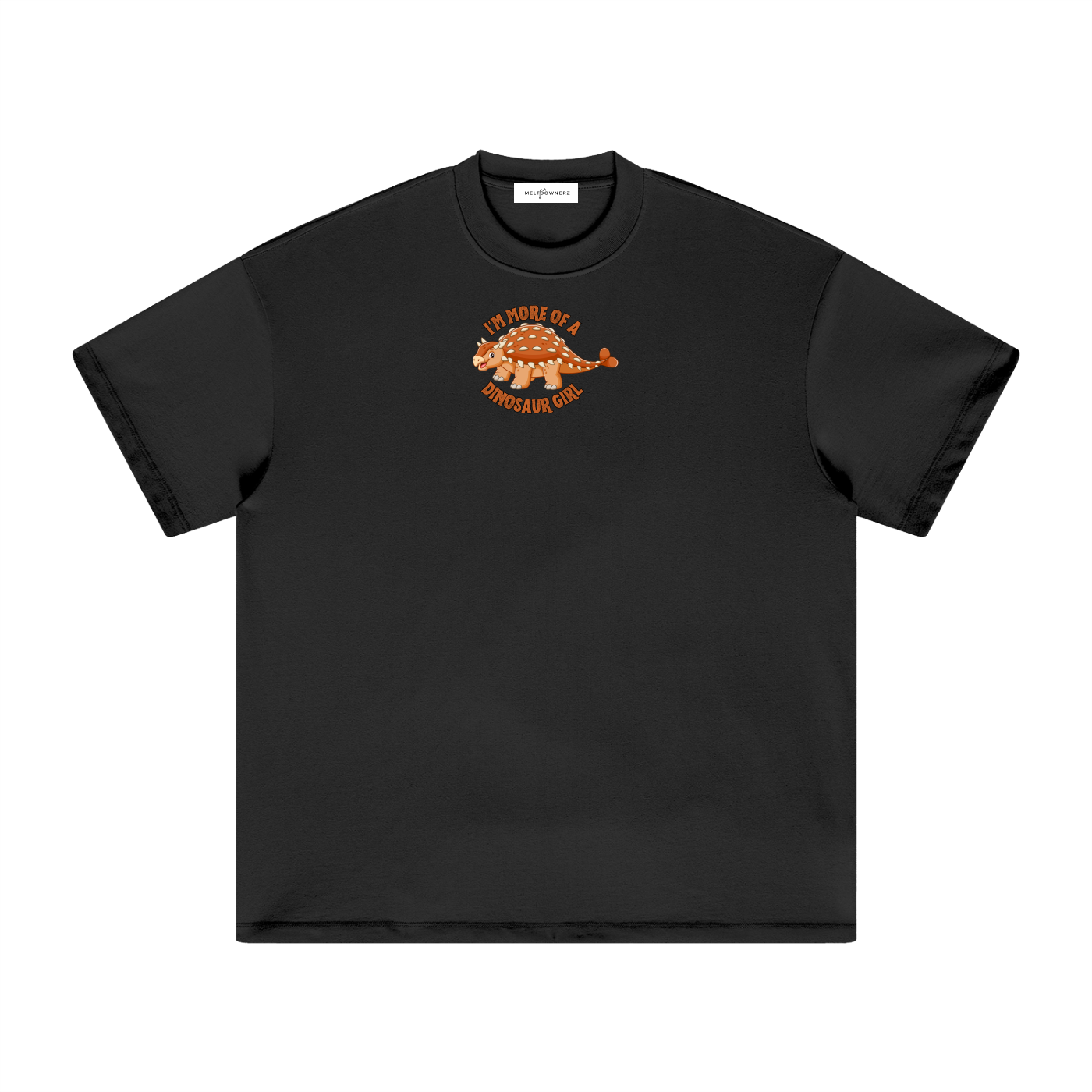 I'm More Of A Dinosaur Girl (Bumpy) Heavyweight Earth Tone T-Shirt