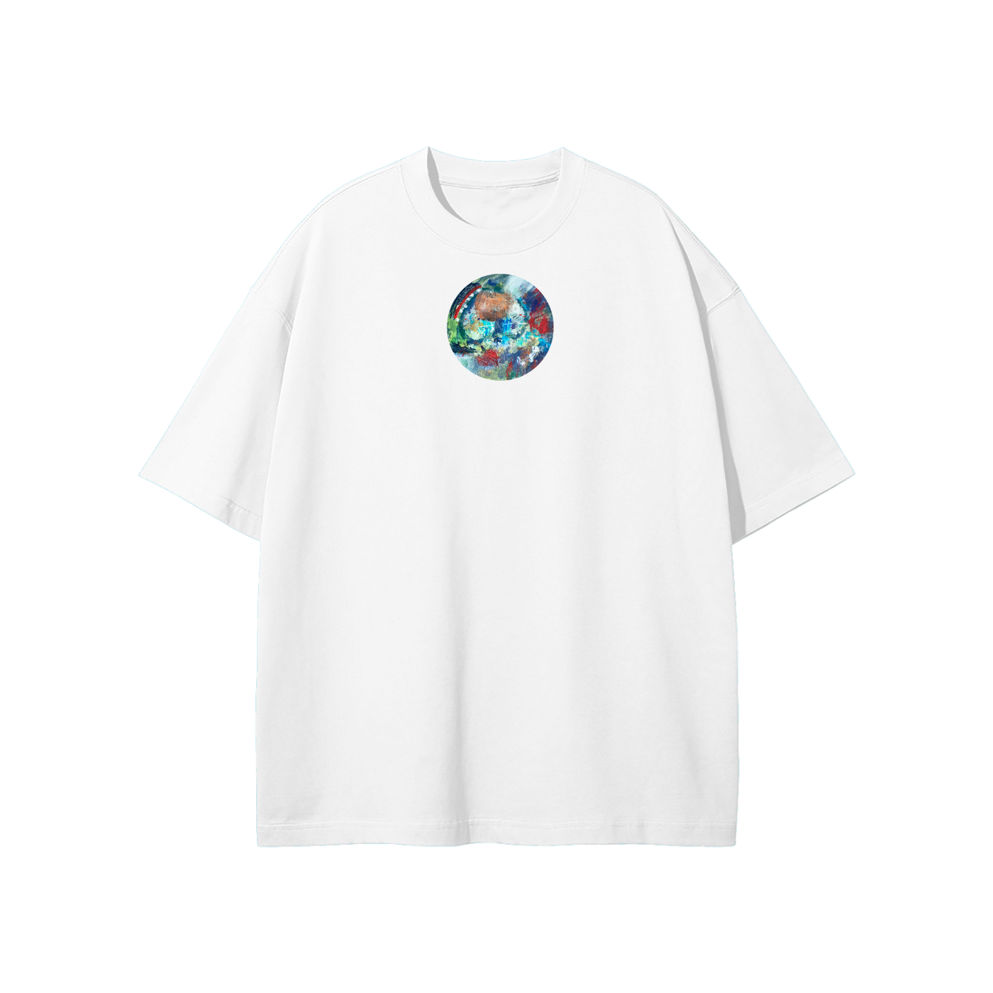 Ur Mouth Is A Gift (Circle) Streetwear Heavyweight Loose Fit T-Shirt