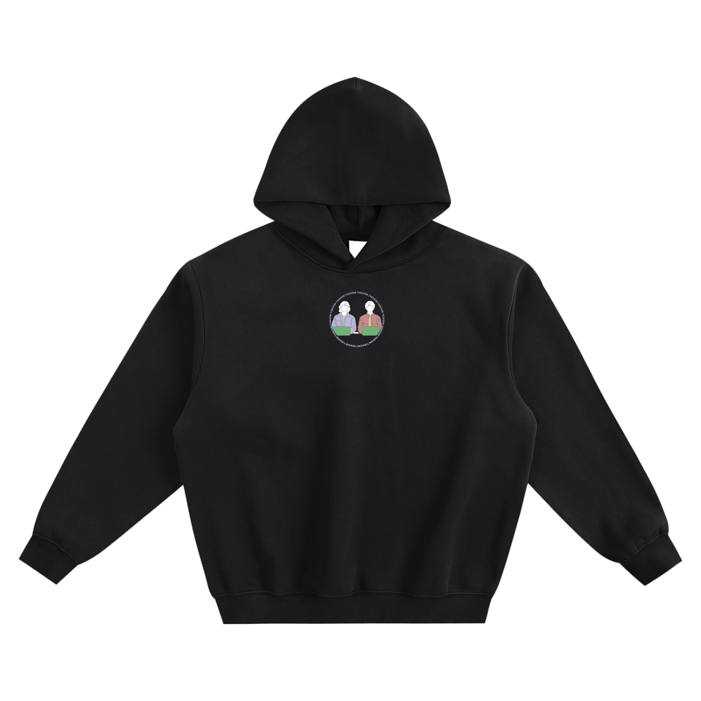 Taekook (Taehyung & Jungkook) Fleeced Boxy Hoodie