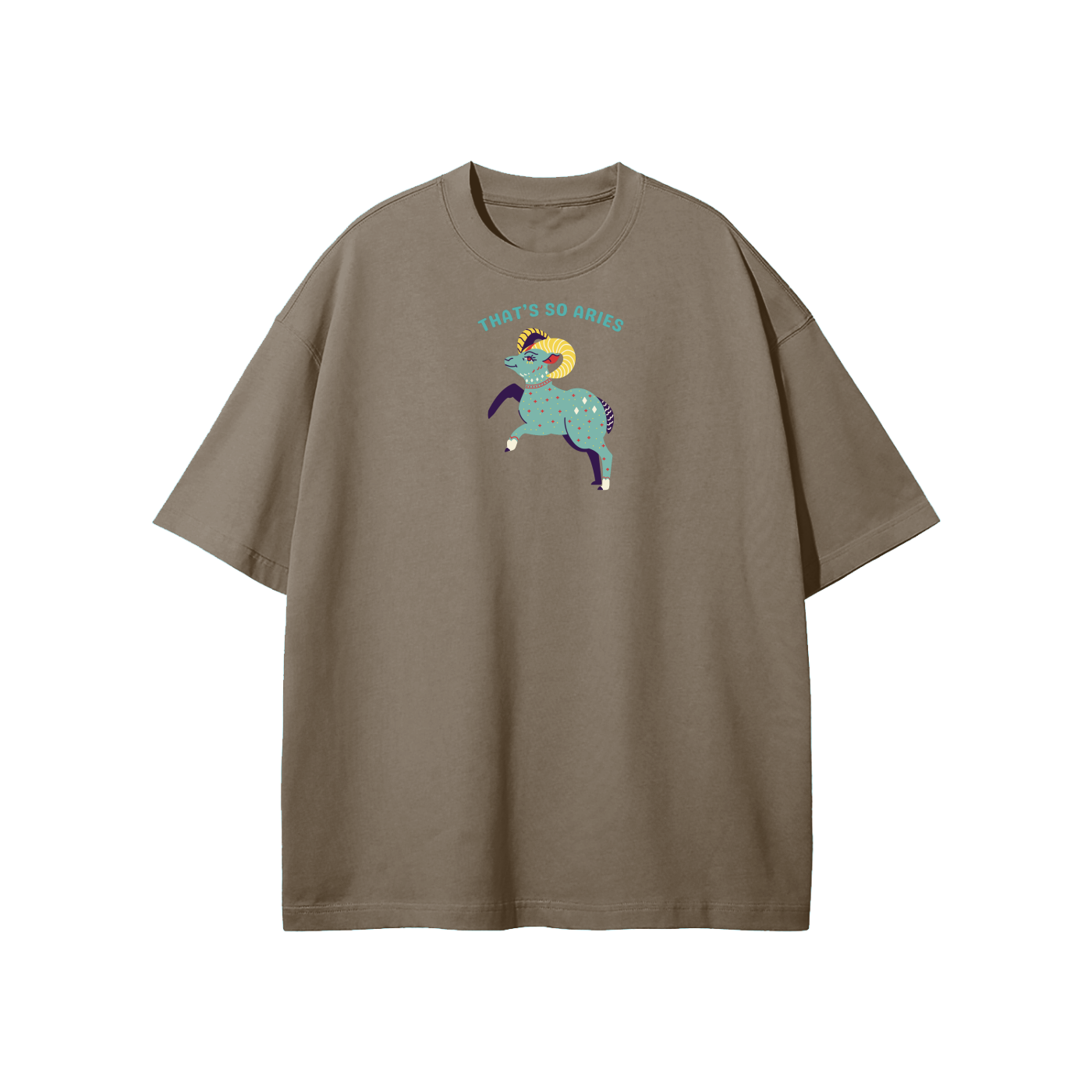 That's So Aries Streetwear Heavyweight Loose Fit T-Shirt