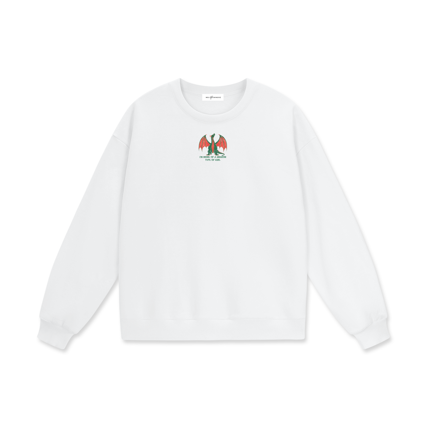 I'm More Of A Dragon Type Of Girl Heavyweight Drop Shoulder Sweatshirt