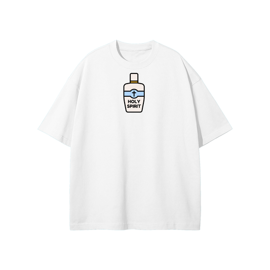 Holy Spirit (Bottle) Streetwear Heavyweight Loose Fit T-Shirt