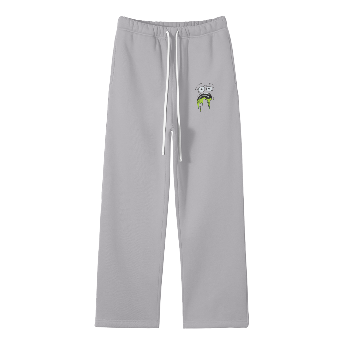 Rizz Intolerant Streetwear Fleece Straight Leg Pants