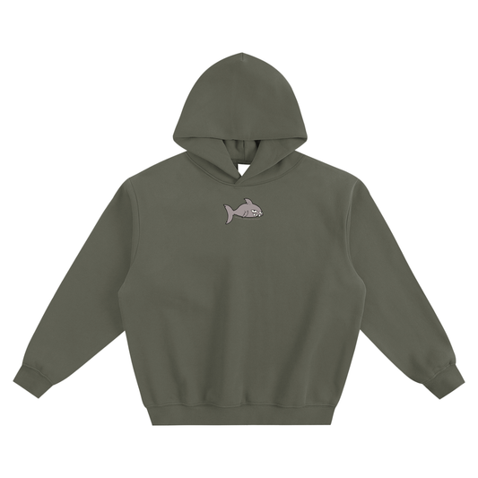 Pretending I Understand This Fantasy (Shark) Fleeced Boxy Hoodie