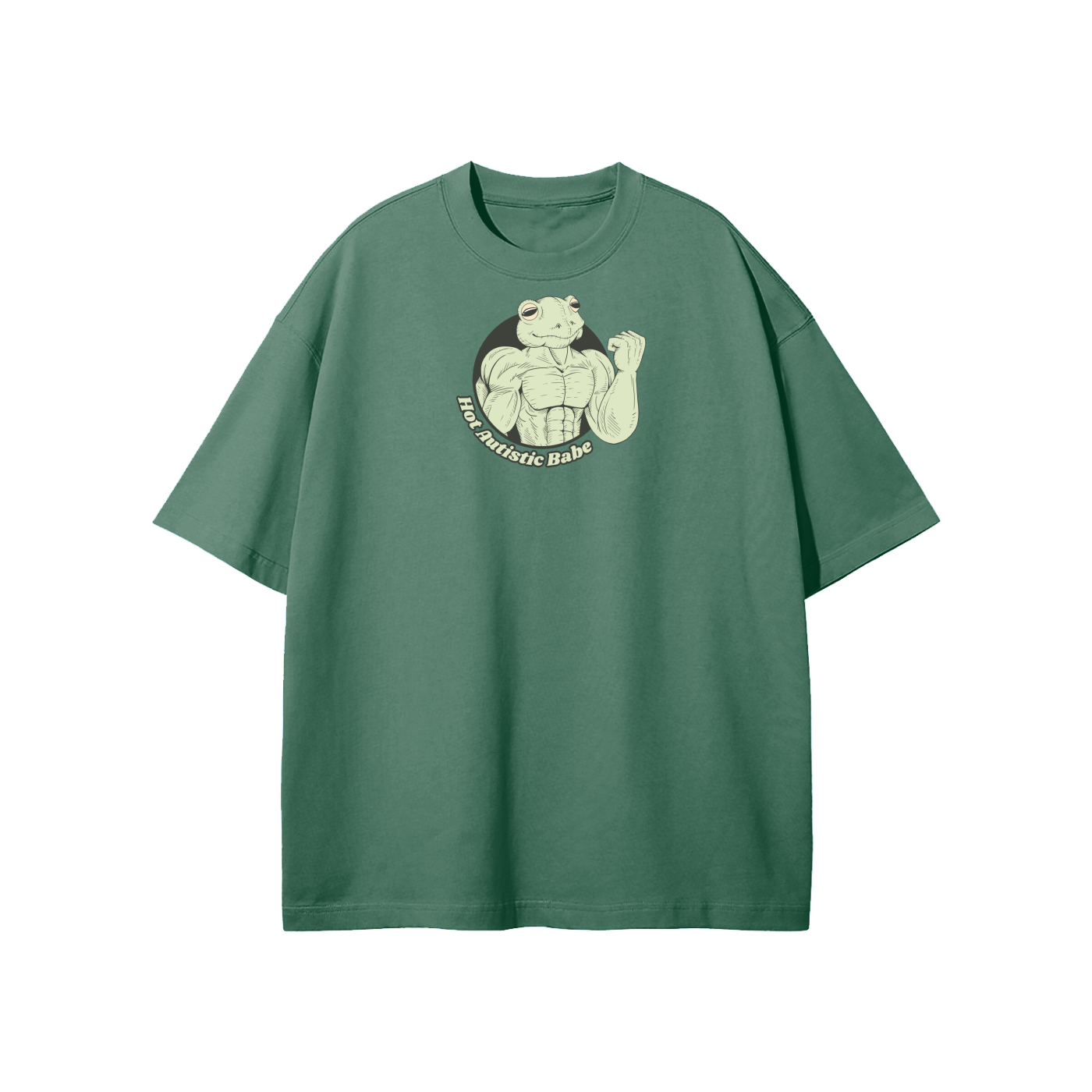 Hot Autistic Babe (1) Streetwear Heavyweight Loose Fit T-Shirt