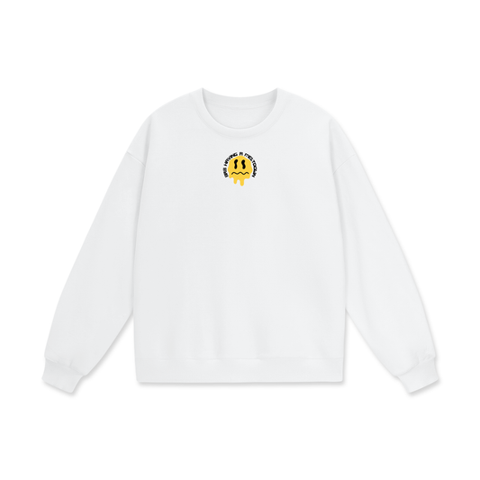 BRB Having A Meltdown Heavyweight Drop Shoulder Oversized Fleece Sweatshirt