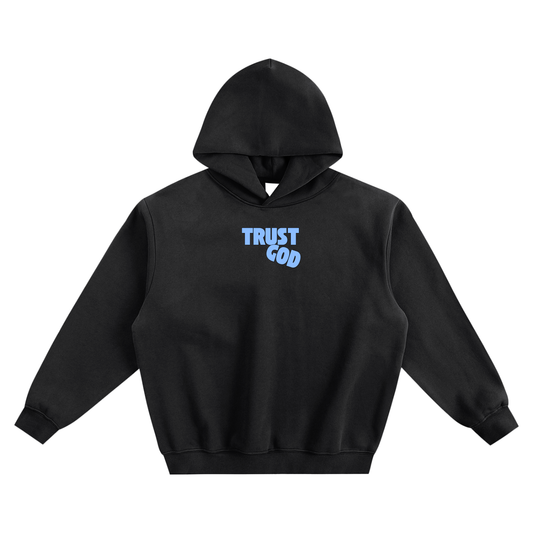 Trust God Fleeced Boxy Hoodie
