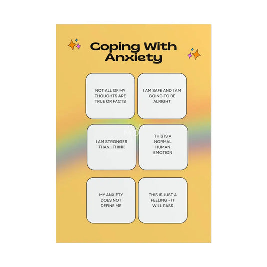Coping With Anxiety Poster Poster
