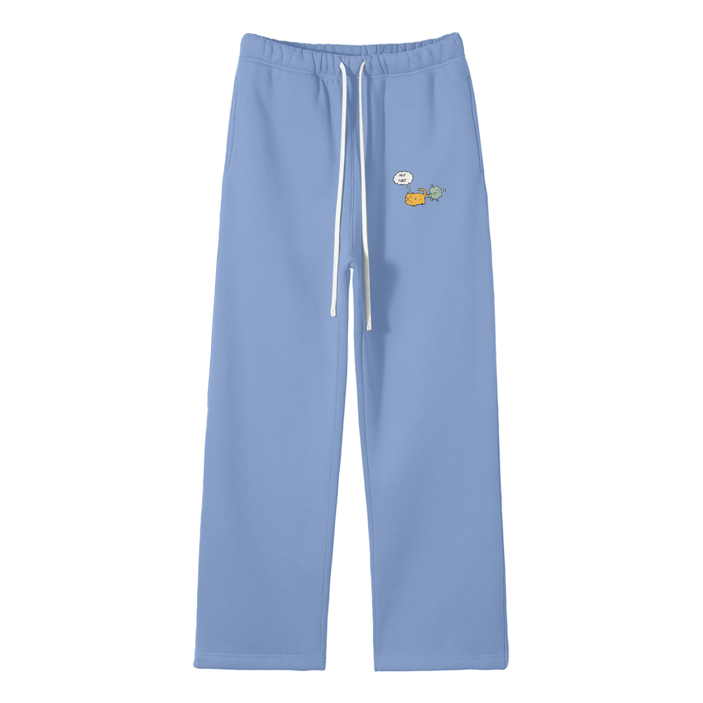 Old Fart Streetwear Fleece Straight Leg Pants