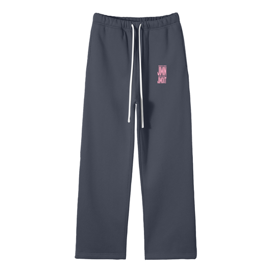 Once You Jimin You Can't Jimout Streetwear Fleece Straight Leg Pants