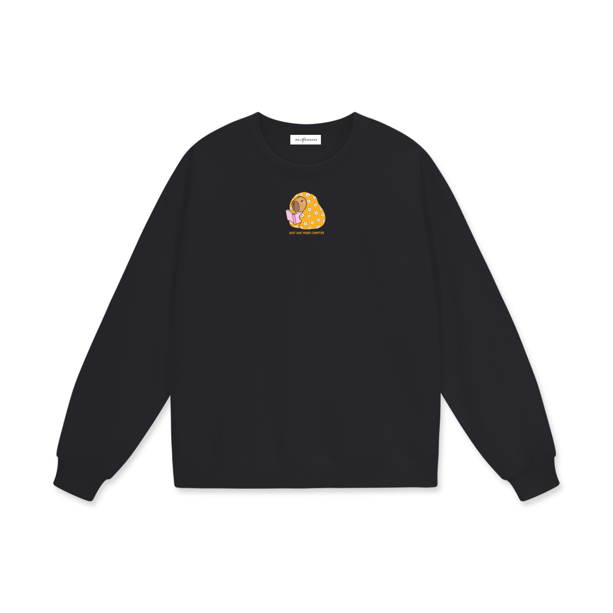 Just One More Chapter (Capybara) Heavyweight Drop Shoulder Sweatshirt