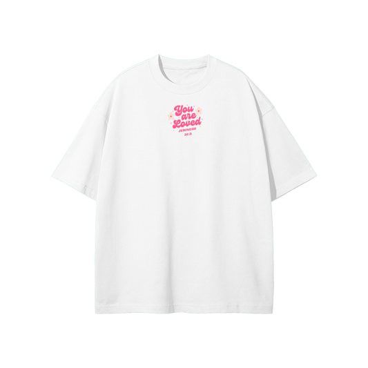 You Are Loved (Flowers) Streetwear Heavyweight Loose Fit T-Shirt