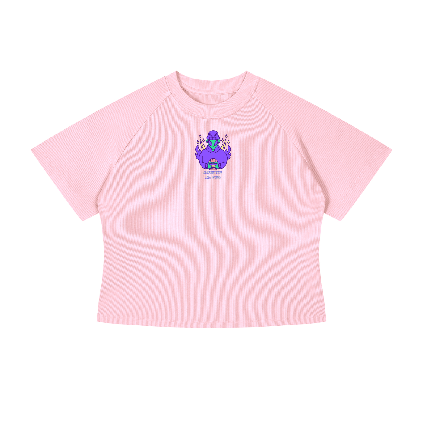 Hamburgers & Sprite (J Hope) Crop T-Shirt