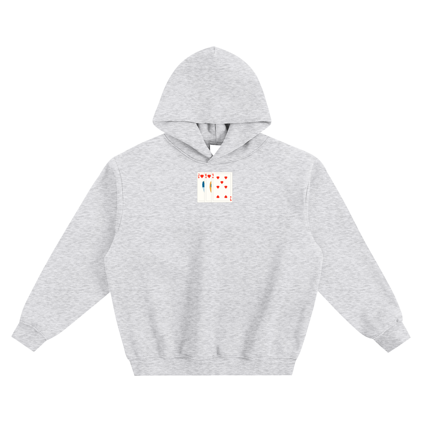 JK7 Fleeced Boxy Hoodie