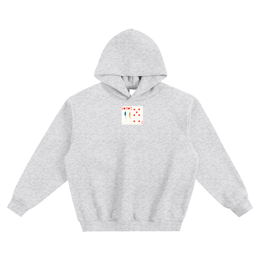 JK7 Fleeced Boxy Hoodie