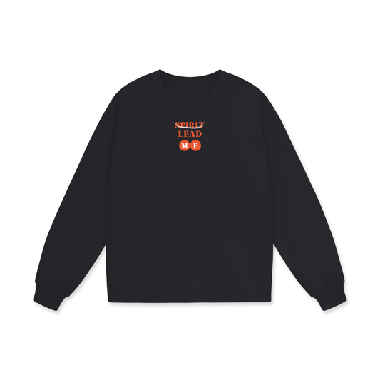 Spirit Lead Me Heavyweight Drop Shoulder Oversized Fleece Sweatshirt