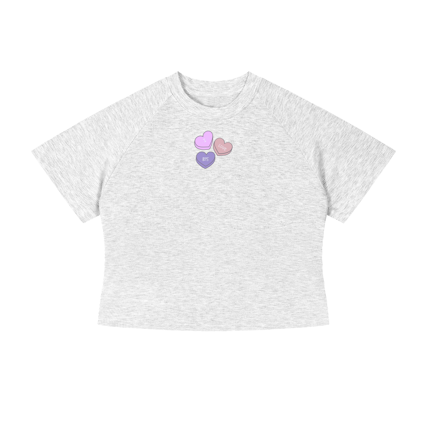 I Love BTS Crop T-Shirt