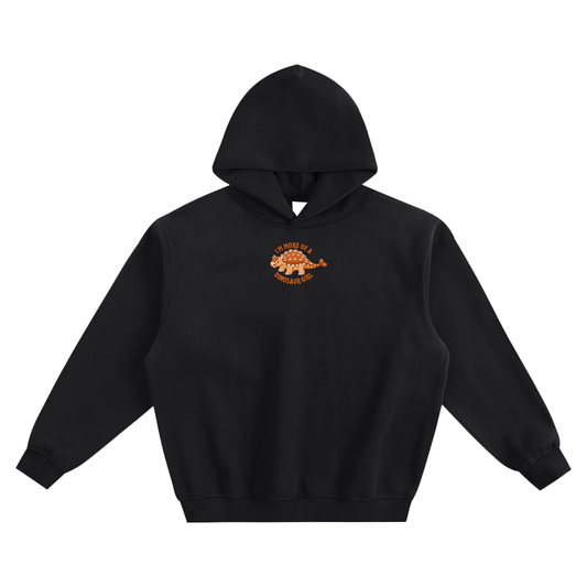 I'm More Of A Dinosaur Girl (Bumpy) Fleeced Boxy Hoodie