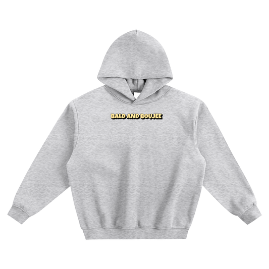 Bald And Boujee Fleeced Boxy Hoodie