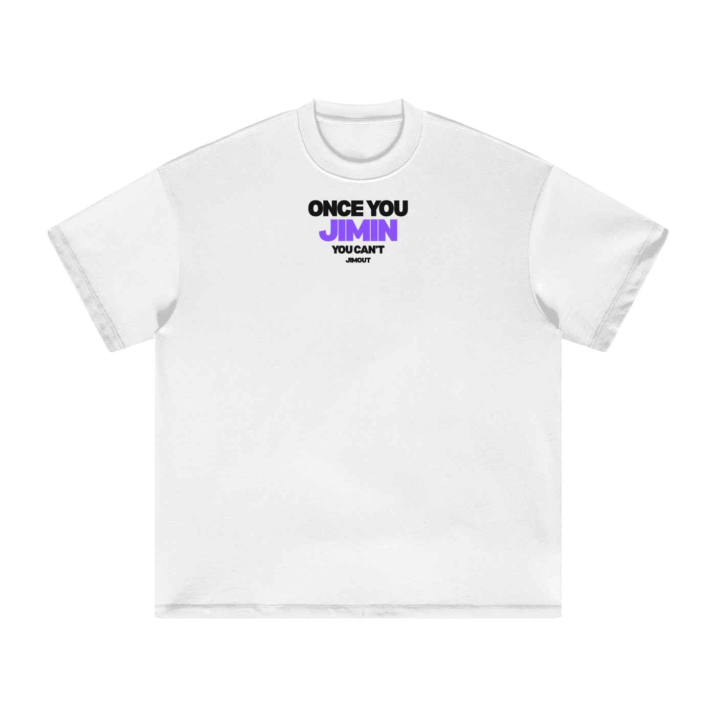 Once You Jimin You Can't Jimout (Purple) Heavyweight T-Shirt