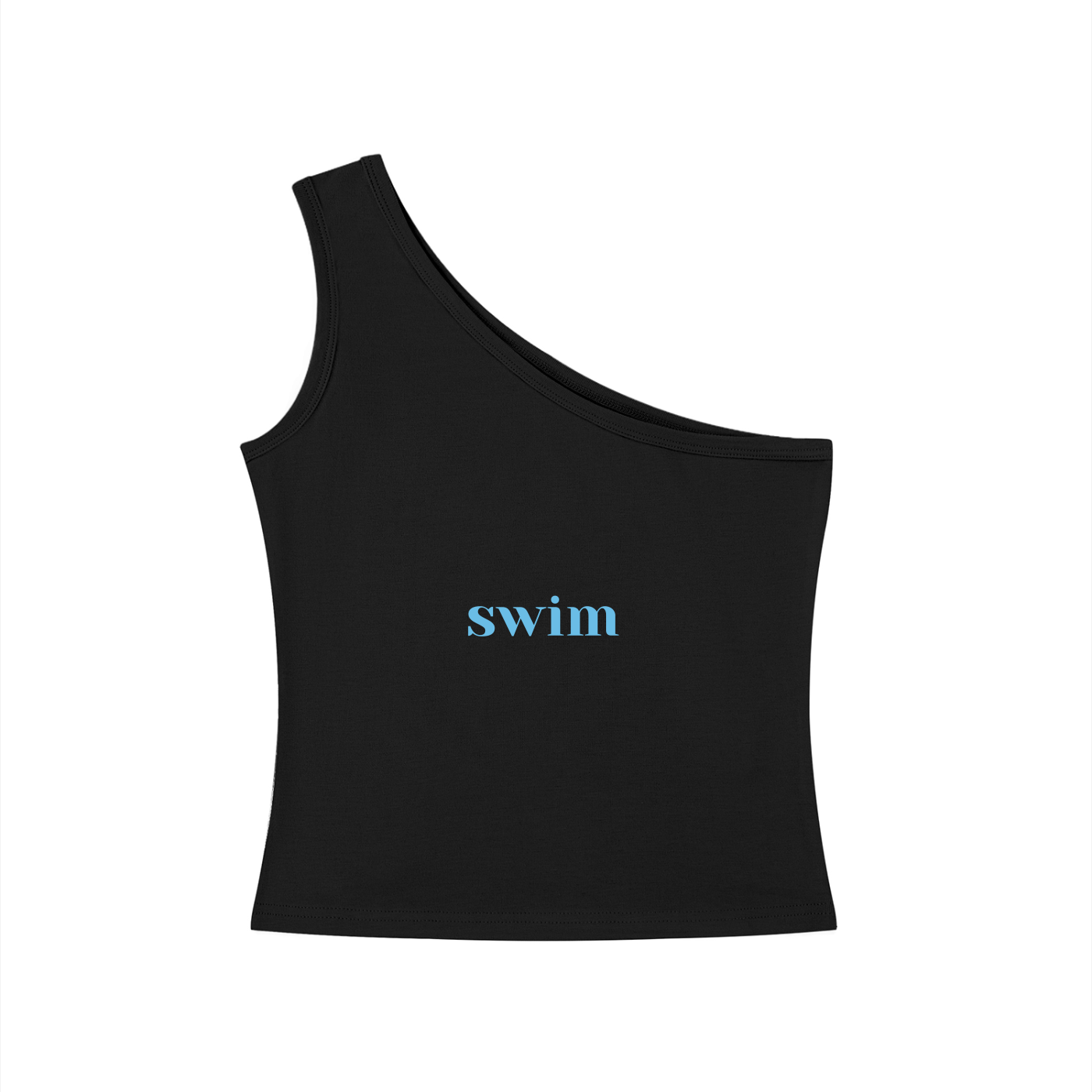 Swim BTS One-Shoulder Crop T Shirt