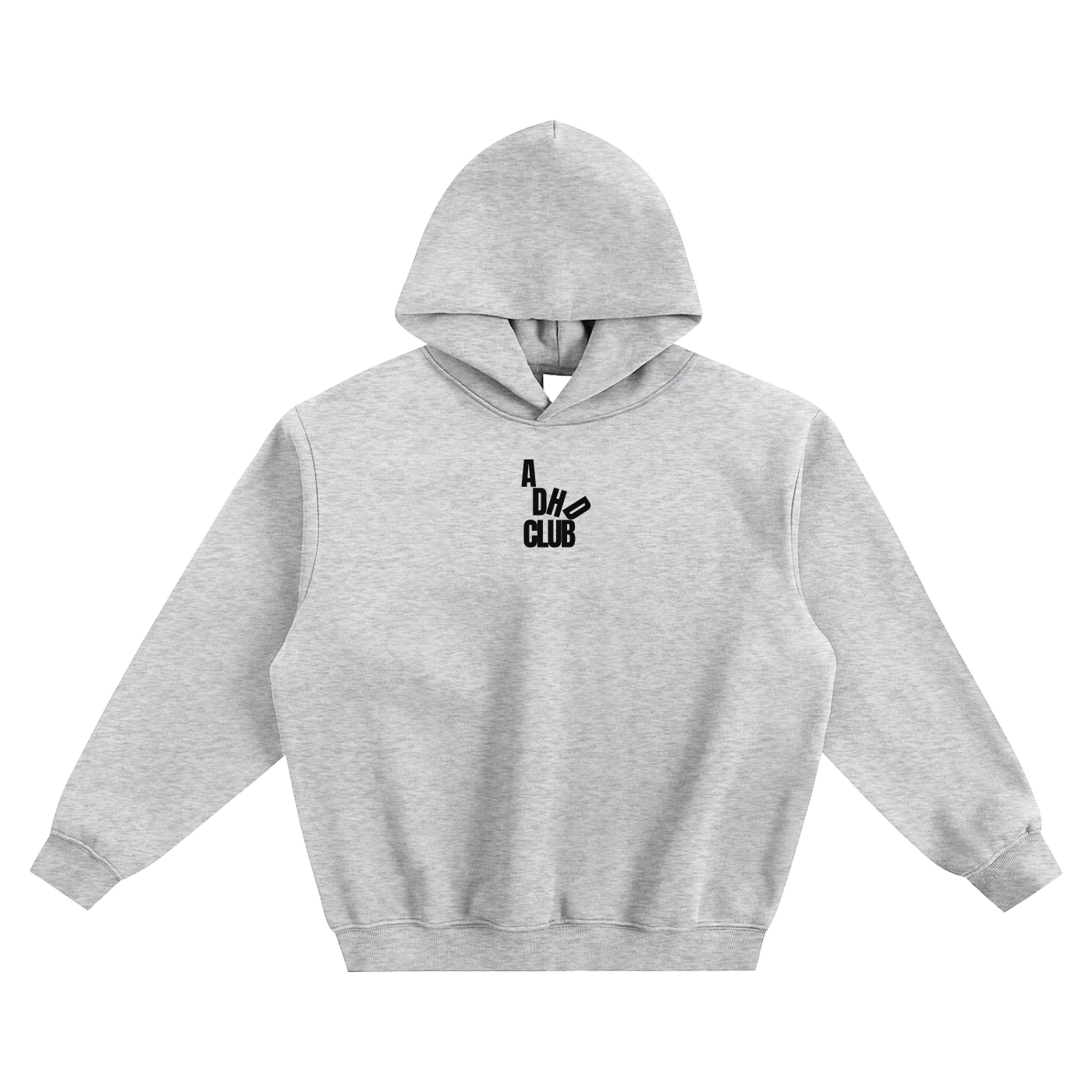 ADHD Club Fleeced Boxy Hoodie
