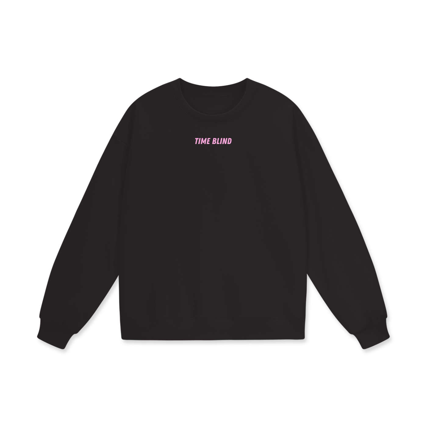 Time Blind Heavyweight Drop Shoulder Oversized Fleece Sweatshirt