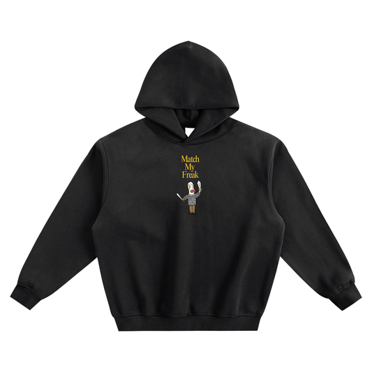Match My Freak (Sword) Fleeced Boxy Hoodie