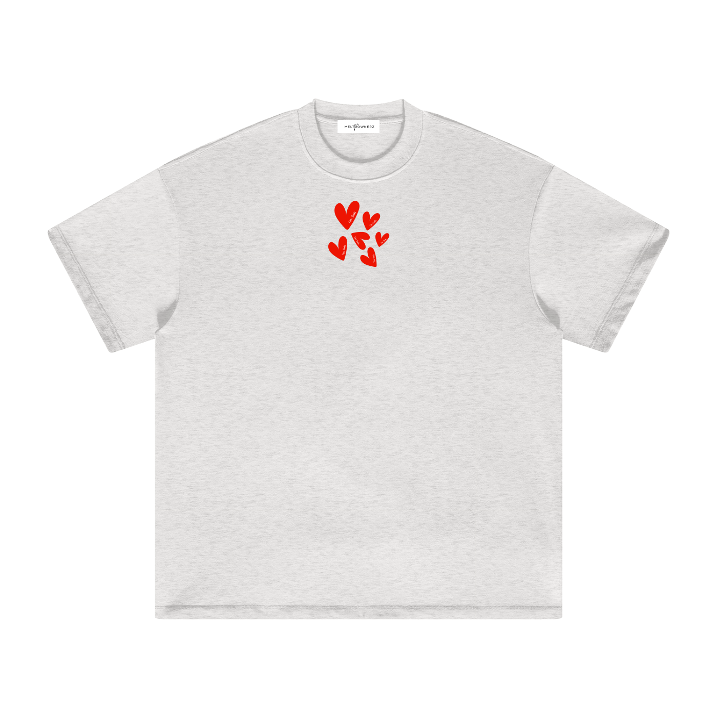 Thicc Books (Hearts) Heavyweight T-Shirt