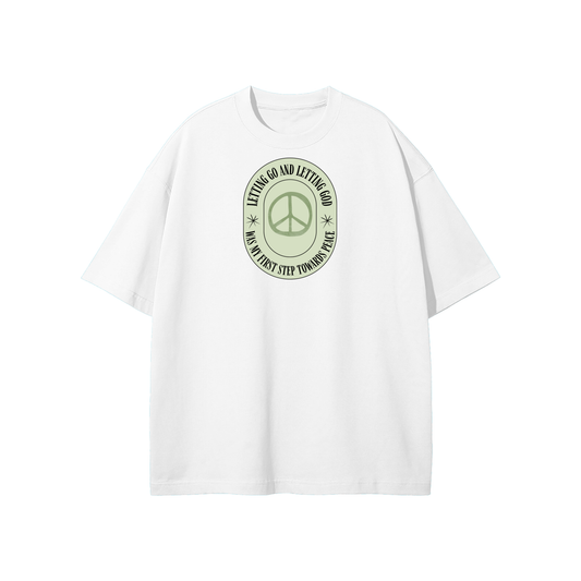 Letting Go & Letting God Streetwear Heavyweight Loose Fit T-Shirt