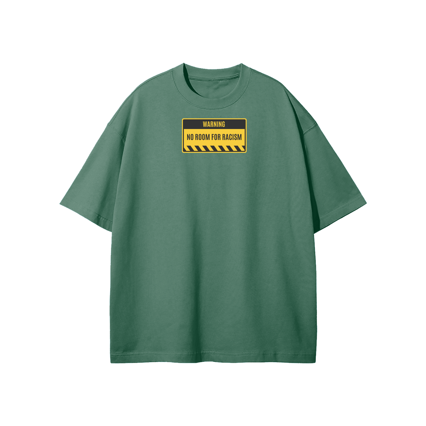 No Room For Racism Streetwear Heavyweight Loose Fit T-Shirt