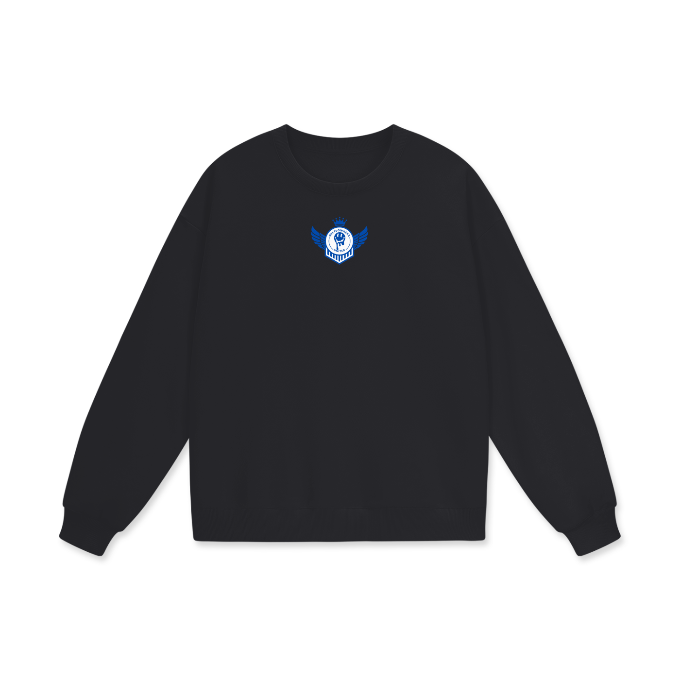 Meltdownerz United (Blue) Heavyweight Drop Shoulder Oversized Fleece Sweatshirt