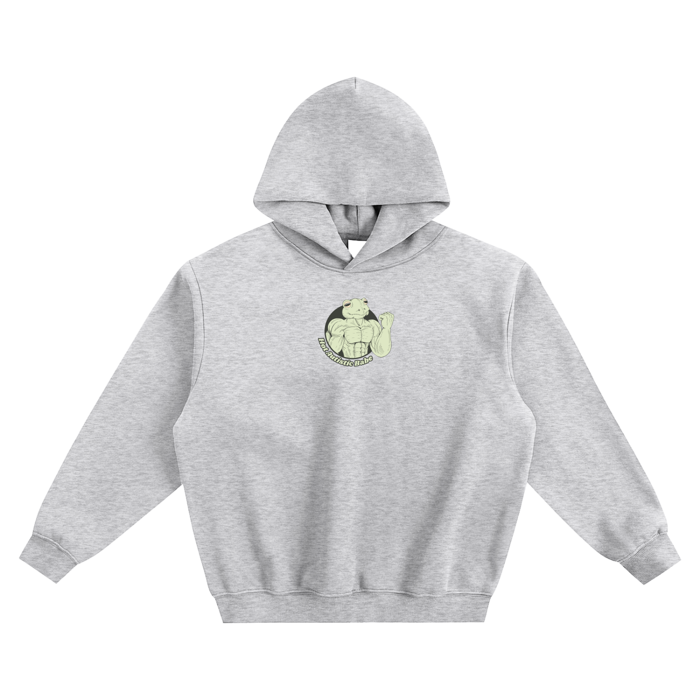 Hot Autistic Babe Fleeced Boxy Hoodie