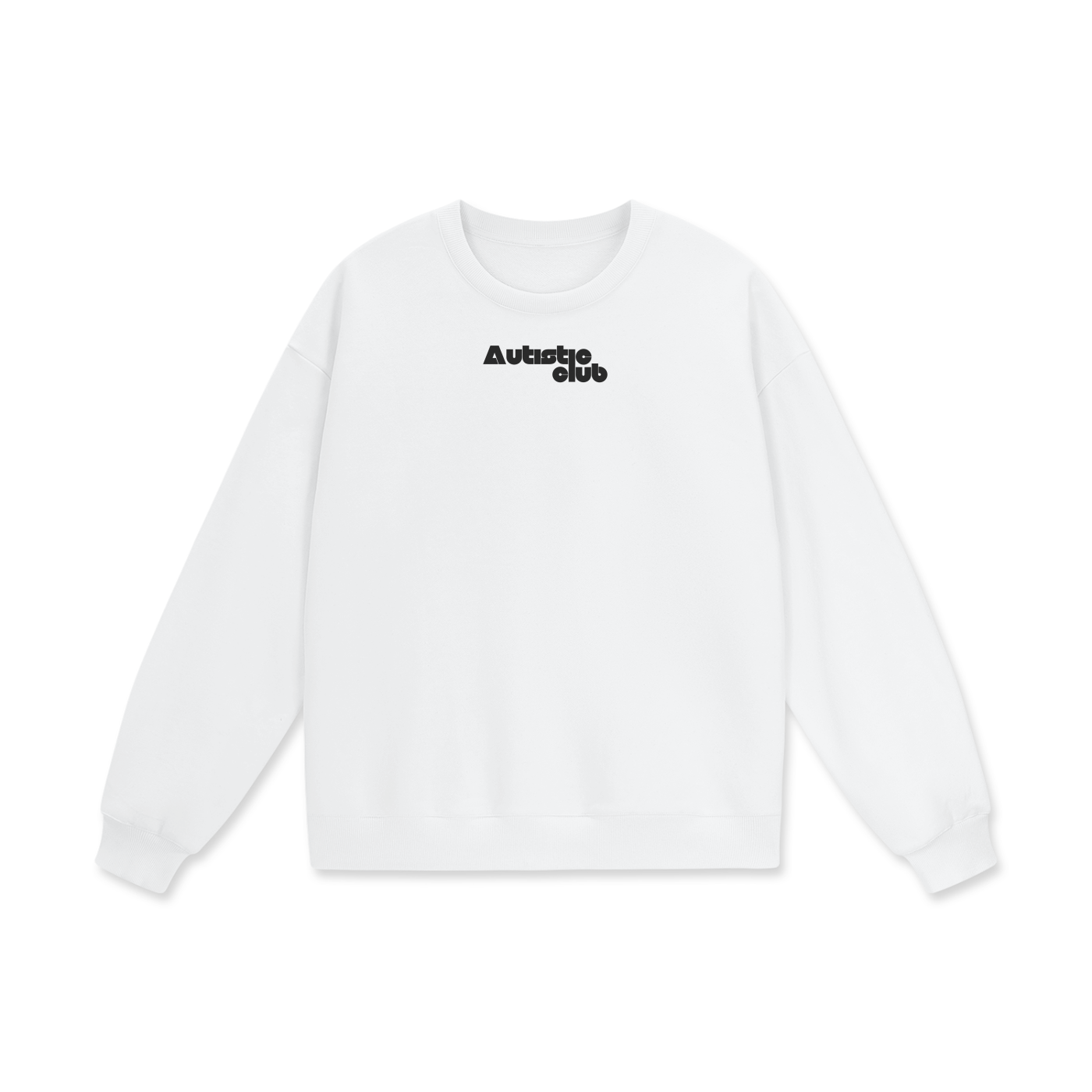 Autistic Club Heavyweight Drop Shoulder Oversized Fleece Sweatshirt