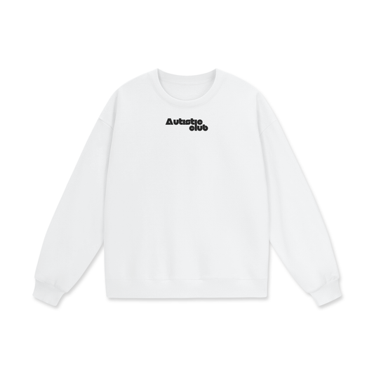 Autistic Club Heavyweight Drop Shoulder Oversized Fleece Sweatshirt