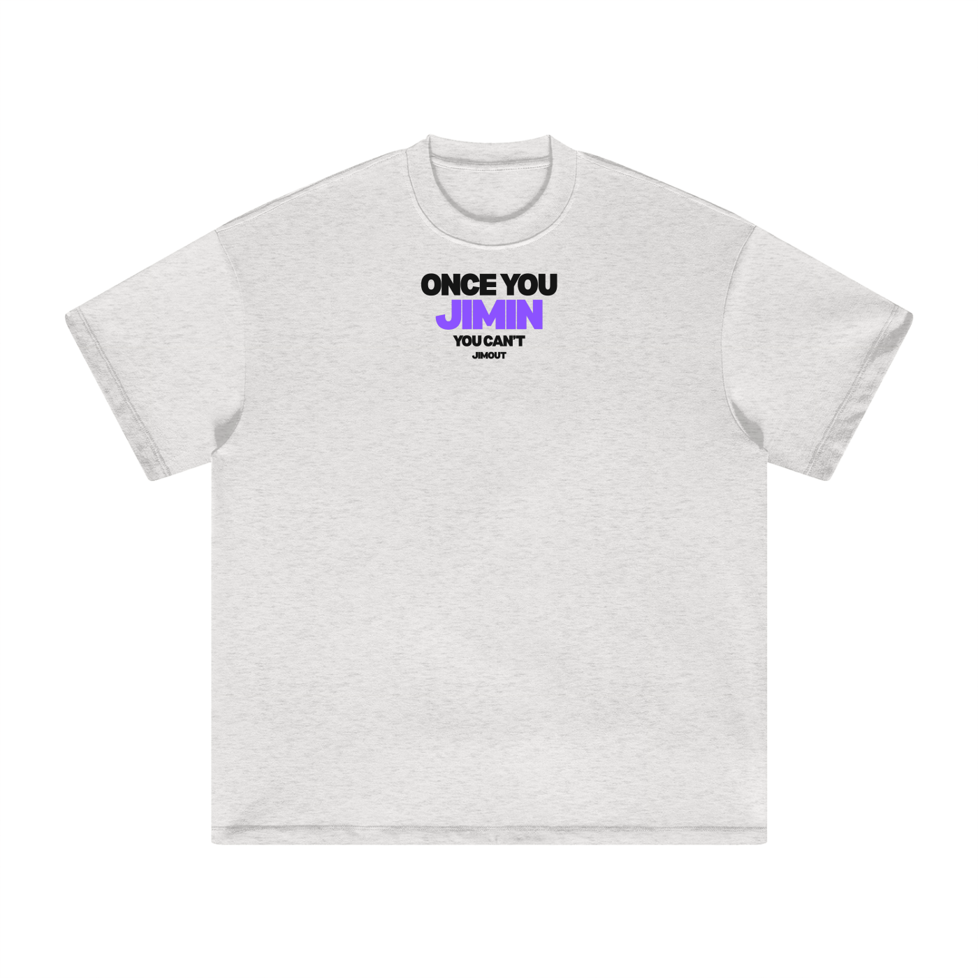 Once You Jimin You Can't Jimout (Purple) Heavyweight T-Shirt
