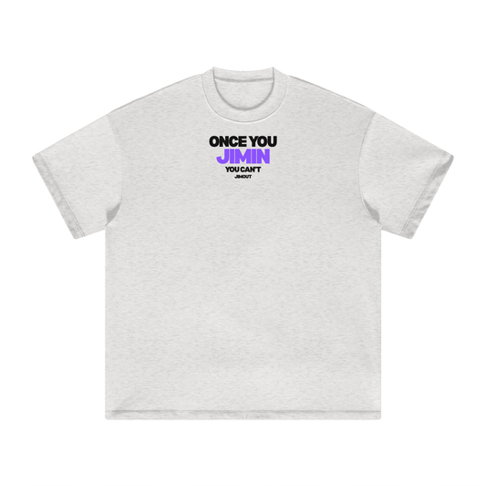 Once You Jimin You Can't Jimout (Purple) Heavyweight T-Shirt