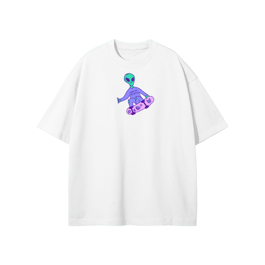 Lord Of The Rizz (Alien) Streetwear Heavyweight Loose Fit T-Shirt
