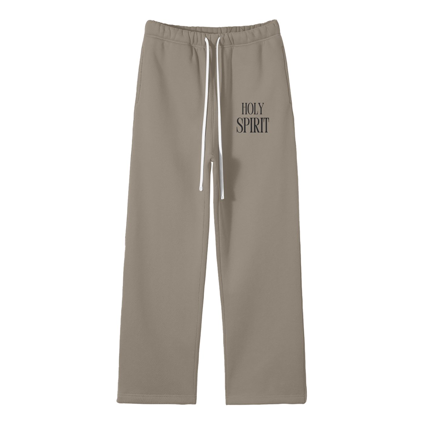 Holy Spirit Streetwear Fleece Straight Leg Pants