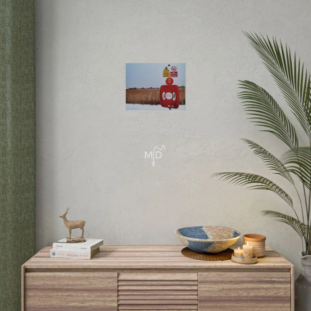 Dim Pysgota Poster 14″ x 11″ (Horizontal) / Matte Poster