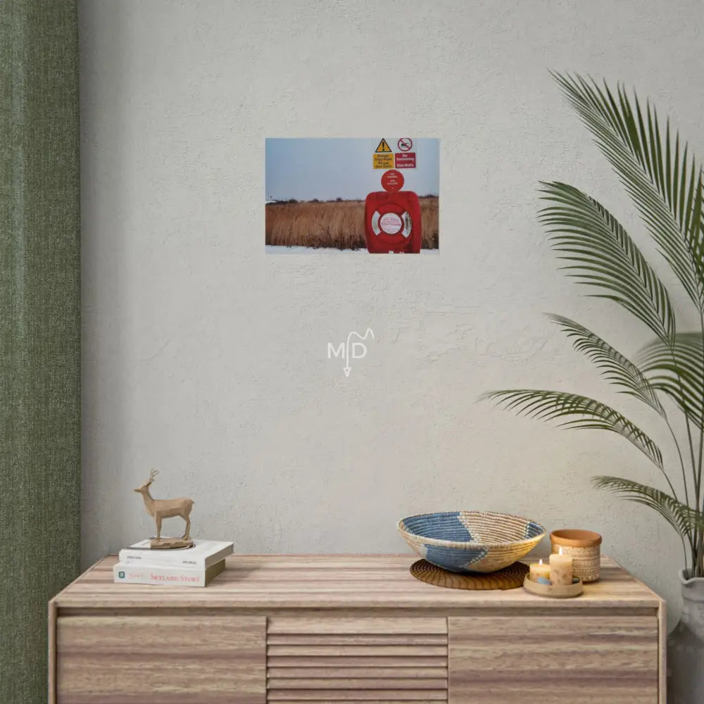 Dim Pysgota Poster 18″ x 12″ (Horizontal) / Matte Poster