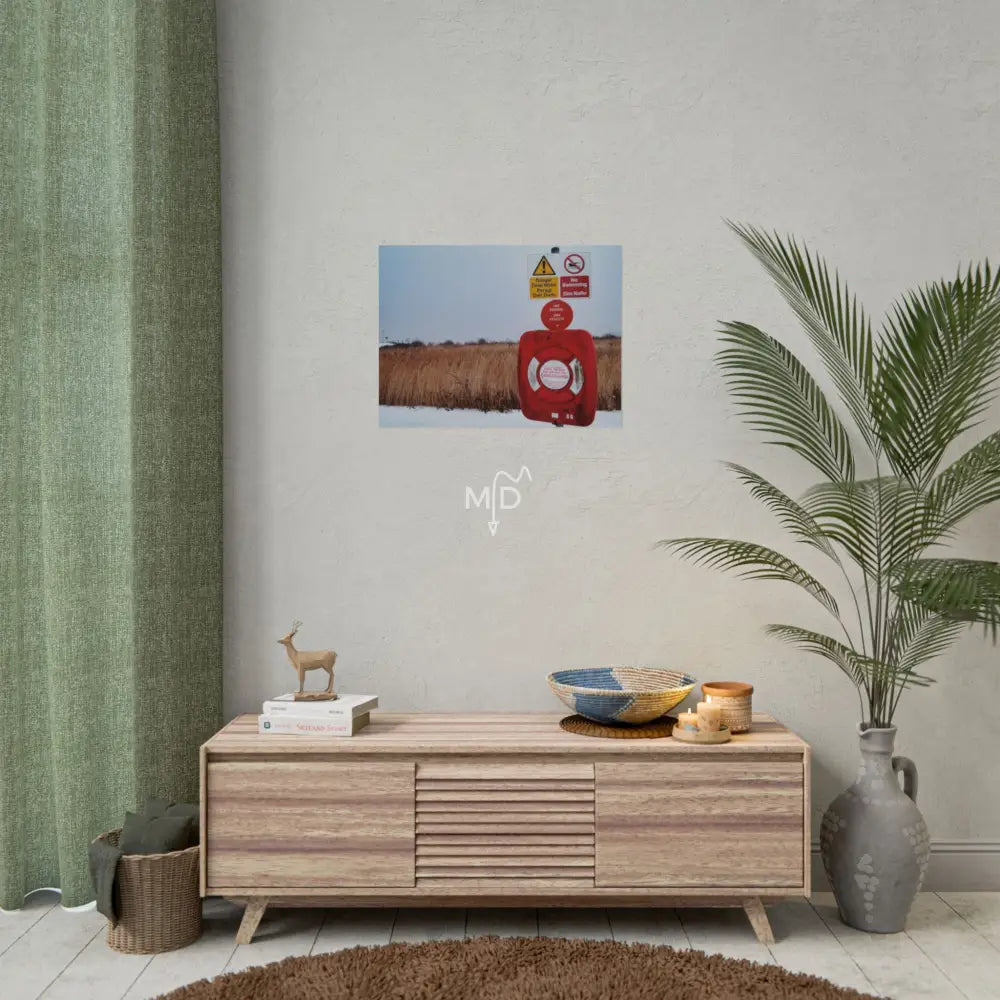 Dim Pysgota Poster 24″ x 18″ (Horizontal) / Matte Poster