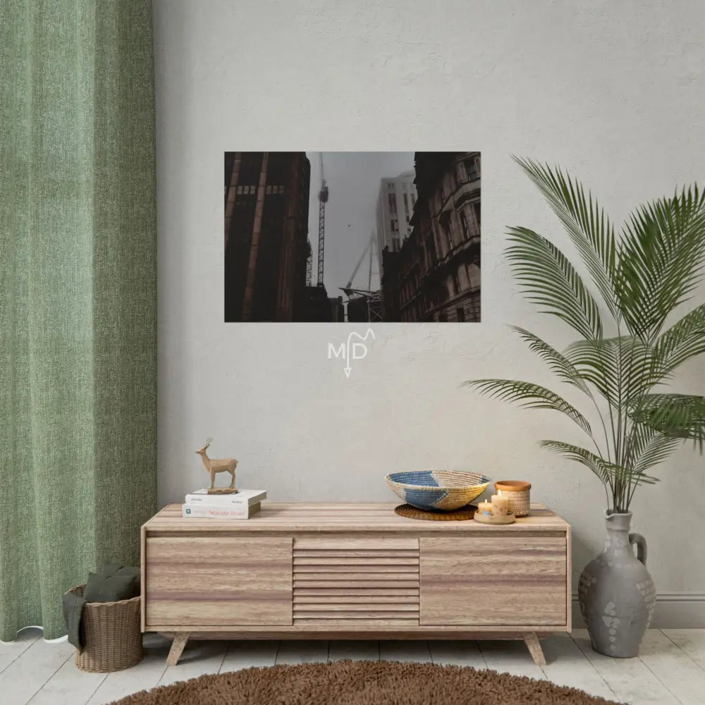 Distraught Poster 36’’ x 24’’ (Horizontal) / Matte Poster
