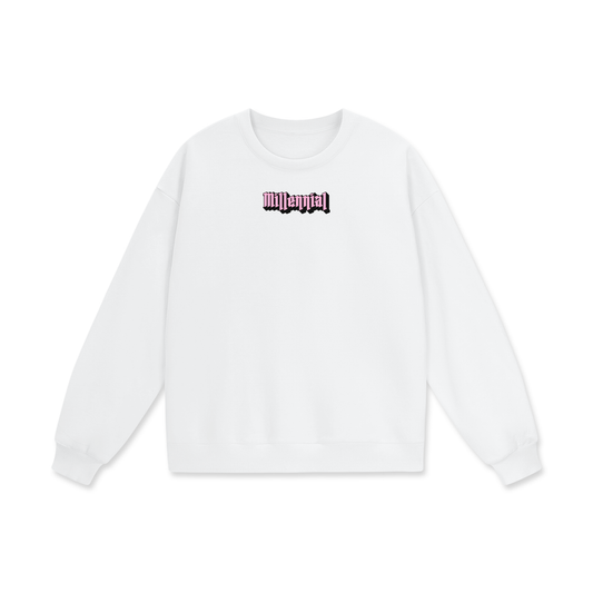 Millennial Heavyweight Drop Shoulder Oversized Fleece Sweatshirt