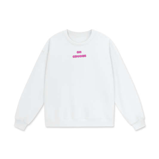 Oh Crumbs Heavyweight Drop Shoulder Oversized Fleece Sweatshirt