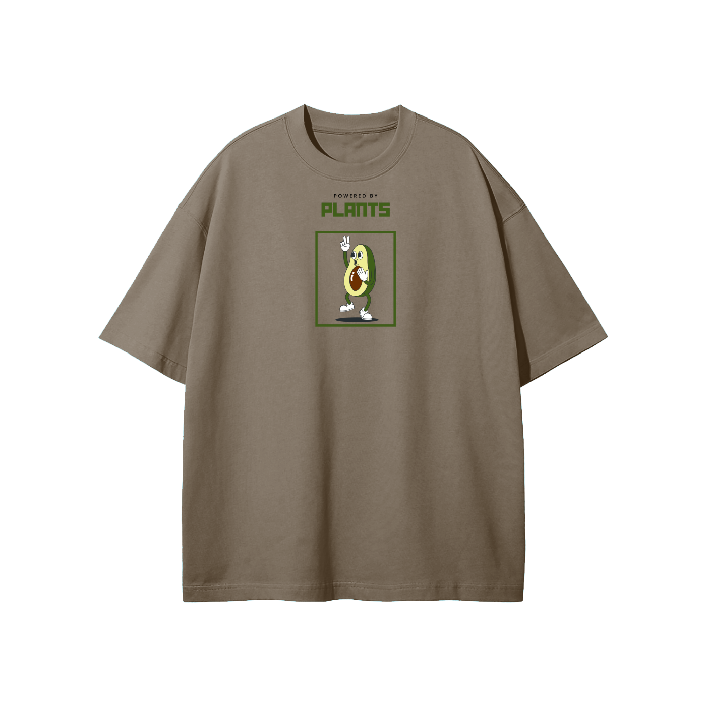 Powered By Plants Streetwear Heavyweight Loose Fit T-Shirt