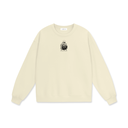 Don't Talk To Me I'm Reading (Skeleton) Heavyweight Drop Shoulder Sweatshirt