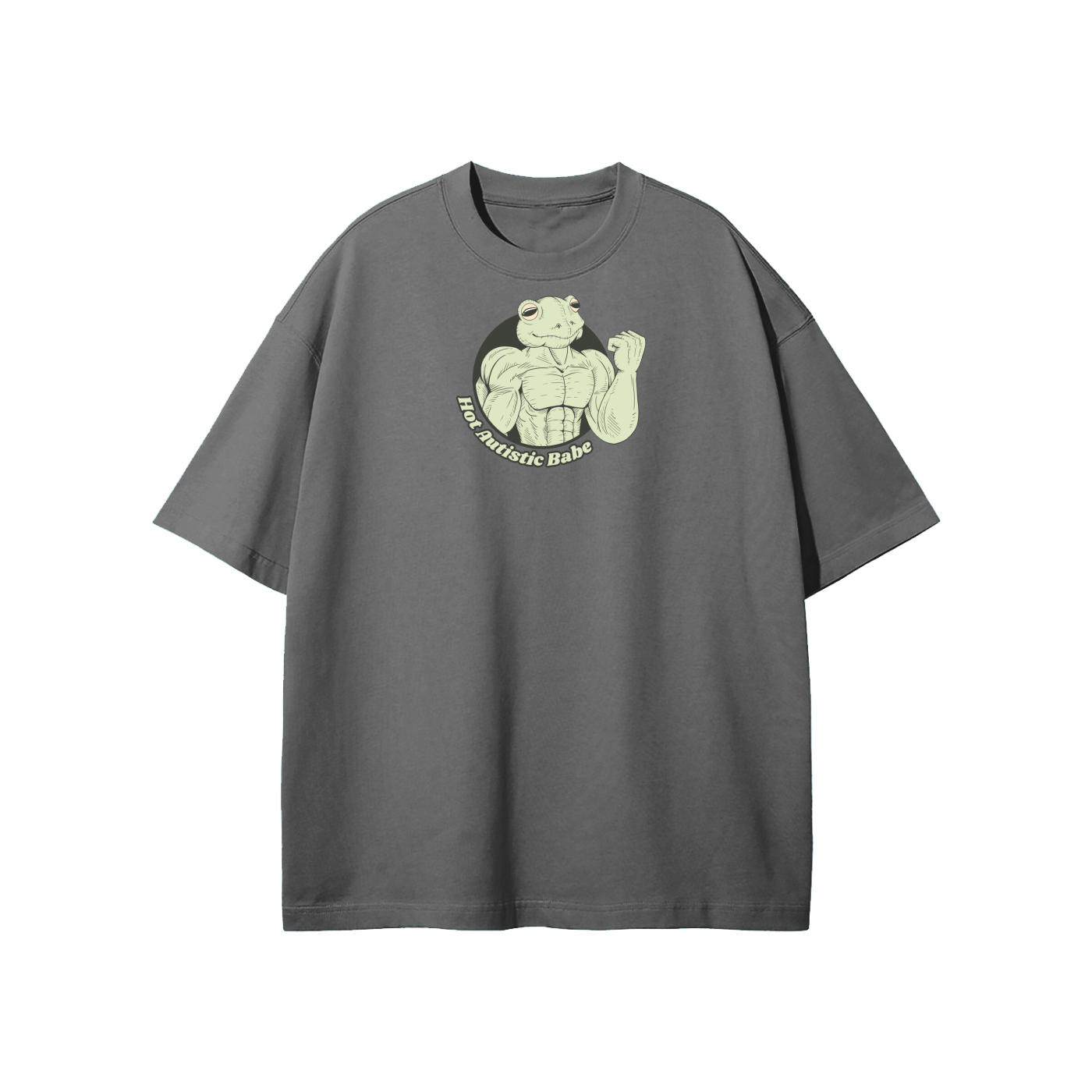 Hot Autistic Babe (1) Streetwear Heavyweight Loose Fit T-Shirt