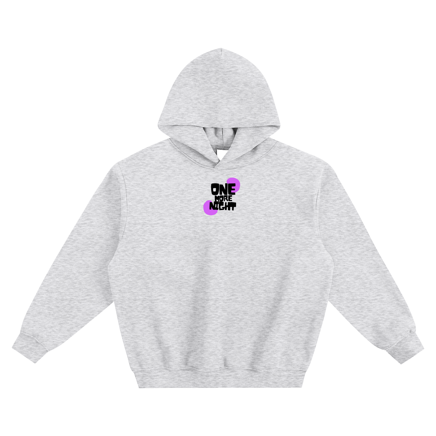 One More Night BTS Fleeced Boxy Hoodie