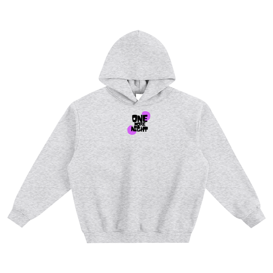 One More Night BTS Fleeced Boxy Hoodie
